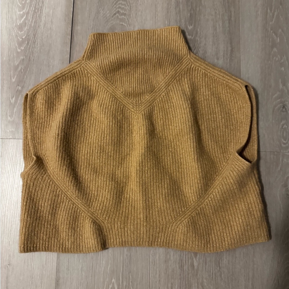 Anthropologie cropped Turtleneck Sweater